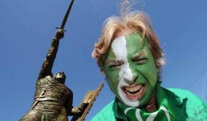 Pontida, immagini dell'attesa