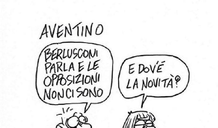 Vauro:  l'Aventino...