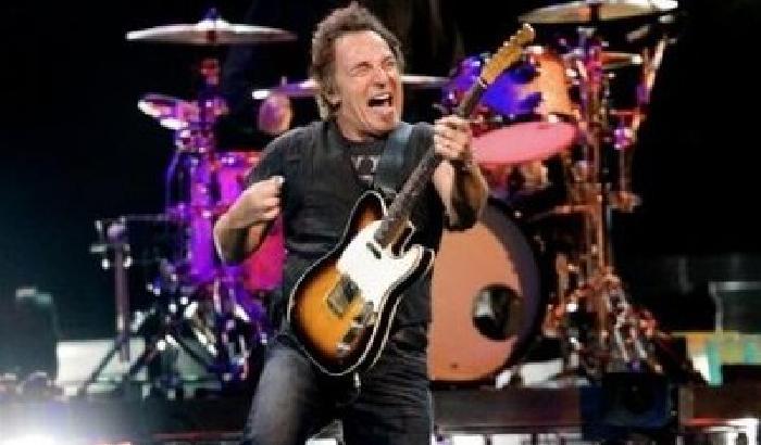 Springsteen, rock sotto la pioggia a Firenze