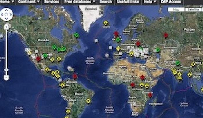 Ecco la mappa digitale dei disastri naturali