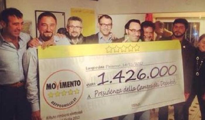 Sicilia, M5S rinuncia al rimborso elettorale