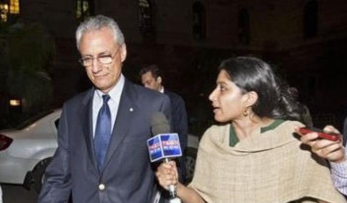 India, scali allertati per bloccare l'ambasciatore italiano