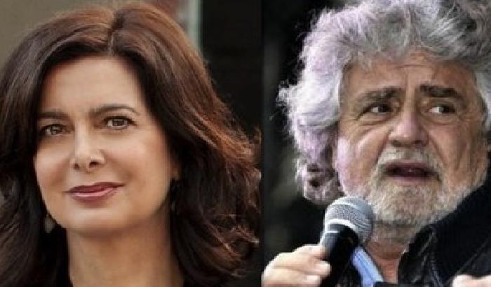 Boldrini contro Grillo: chi insulta ha poco da dire