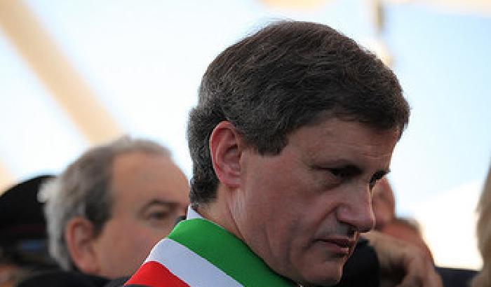 00AFE0-NEWS_86632 Alemanno contestato a Roma, interviene la polizia