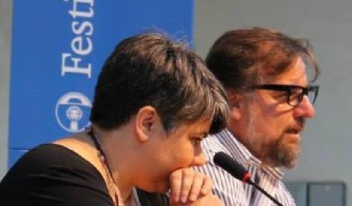 Michela Murgia e Riccardo Romani intervenuti su informazione e femminicidio