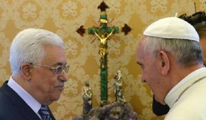 00C43B-NEWS_98726 Abu Mazen incontra il Papa: accordo tra Israele e Palestina in tempi rapidi