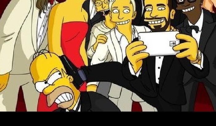 La vera storia del selfie secondo i Simpson