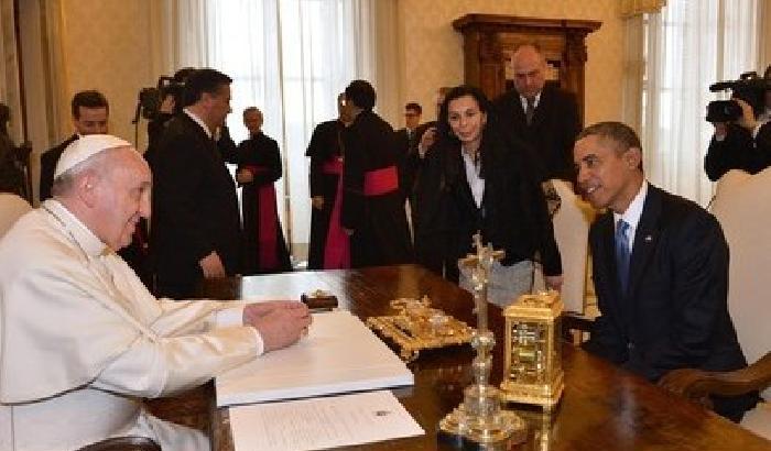 00DB6F-NEWS_111974 L'incontro tra il Papa e Obama