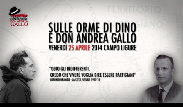 25 aprile resistente con Andrea e Dino Gallo