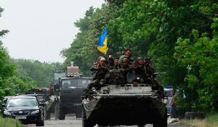 Kiev schiera i carri armati