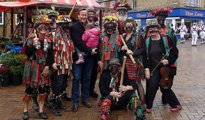 David Cameron al festival folk