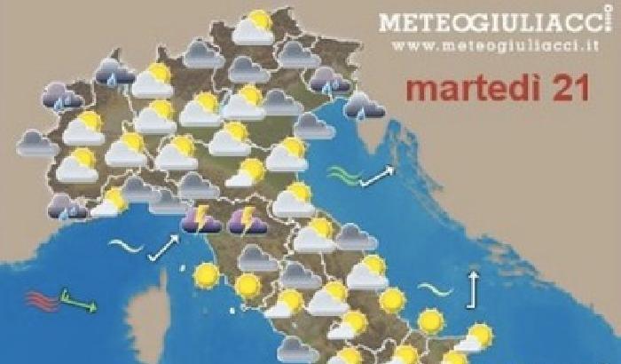 Meteo: oggi bel tempo, ma domani arriva il freddo