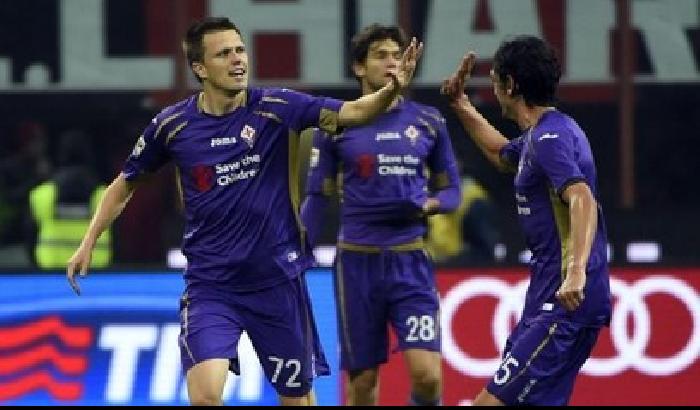 Ilicic gela il Milan: 1-1 con la Viola