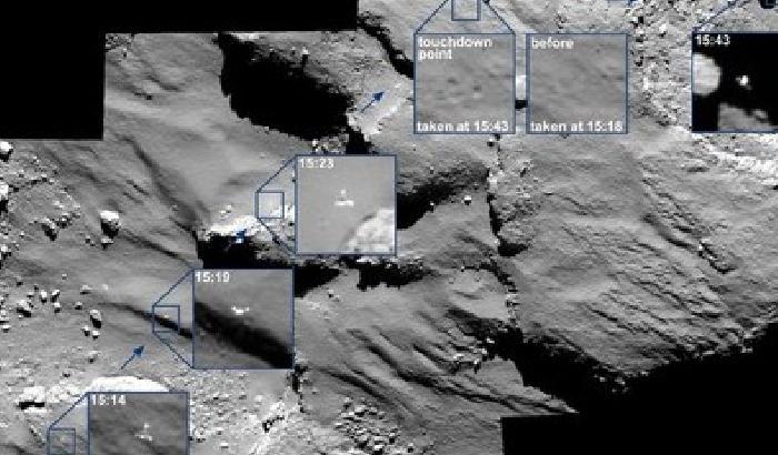 Philae in ibernazione: ecco la discesa sulla cometa
