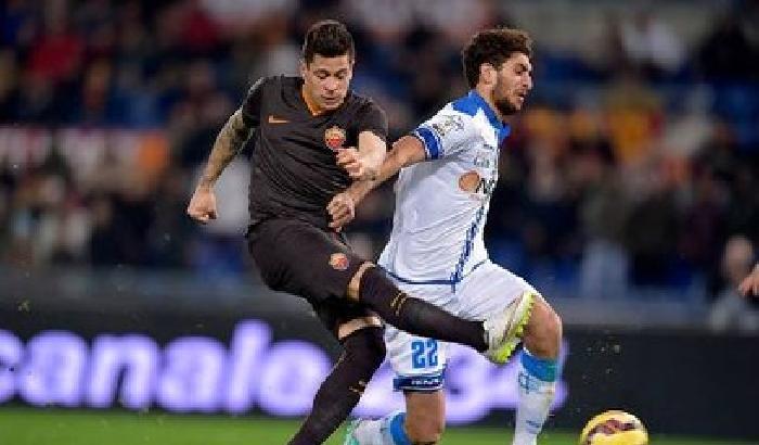 Coppa Italia, Roma-Empoli 2-1: giallorossi avanti con un rigore dubbio