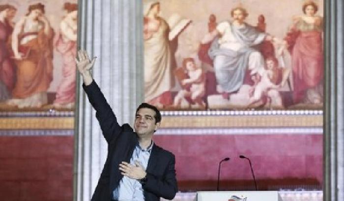 Il leader di Syriza, Alexis Tsipras