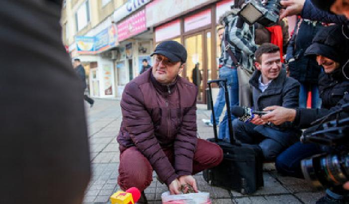 La protesta degli spiccioli