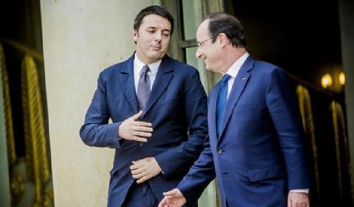 Vertice Italia-Francia, Renzi: la Libia è una priorità per tutta l'Europa