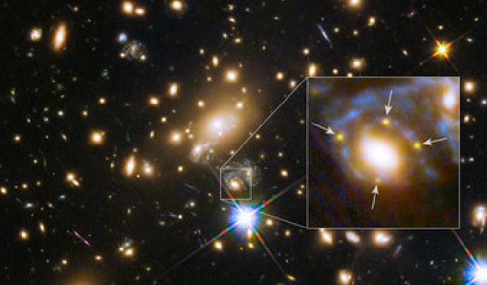 Hubble cattura quattro supernovae a 9 miliardi di anni luce