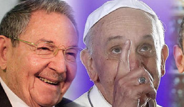 Papa Francesco domenica riceverà Raul Castro