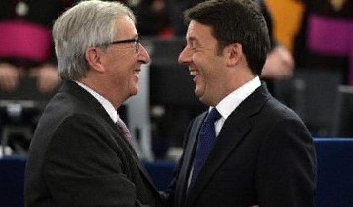 Renzi sta a sinistra, ma solo nelle foto