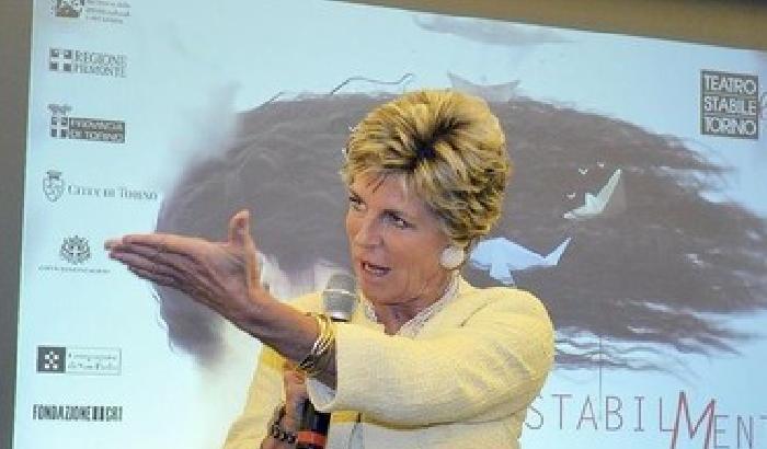 Evelina Christillin, presidente del Teatro Stabile di Torino