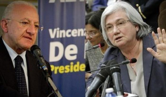 De Luca: l'unica impresentabile è la Bindi