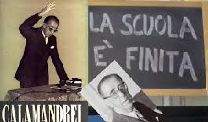 La profezia di Calamandrei e i blitz dei Partigiani della Scuola Pubblica