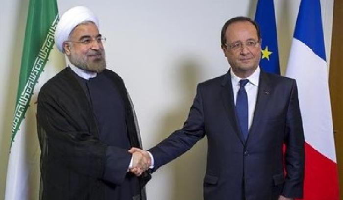 Lite sul vino: salta il pranzo tra Rohani e Hollande