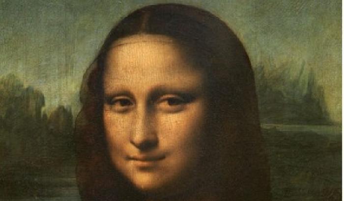 La sagoma di un'altra Monnalisa dietro la Gioconda