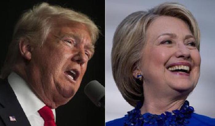 Usa: Trump trionfa in 5 stati, Clinton in 4