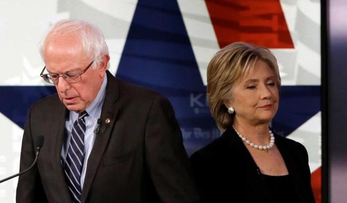 Hillary Clinton e  Bernie Sanders