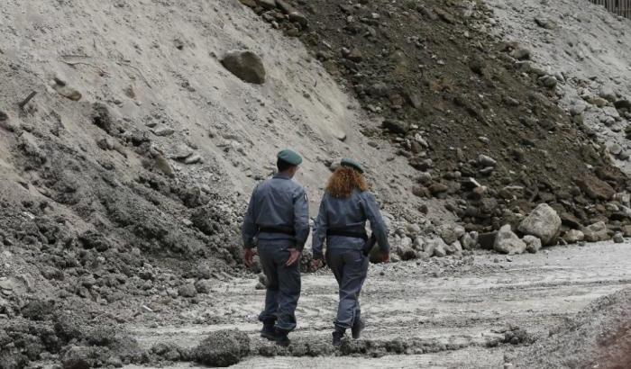 Una delle cave sequestrate a Giugliano