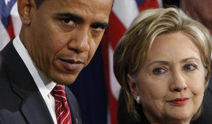 Barack Obama e Hillary Clinton