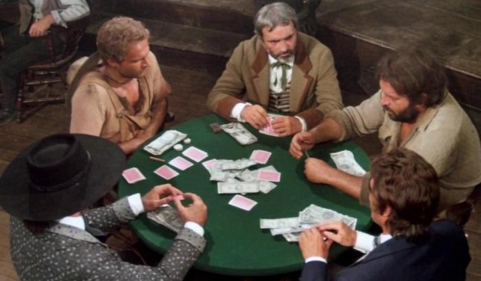 Scene cult con Bud Spencer: la partita a poker di Lo chiamavano Trinità