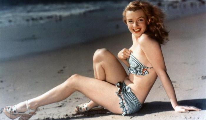 Marylin Monroe in bikini