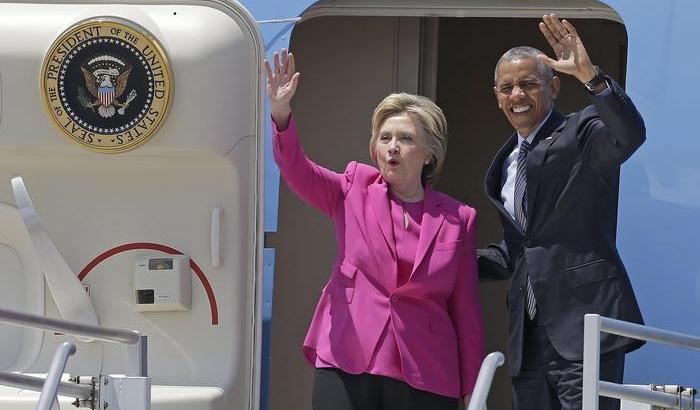 Barack Obama e Hillary Clinton