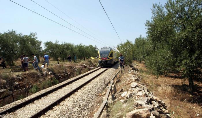 Il luogo dello scontro tra treni
