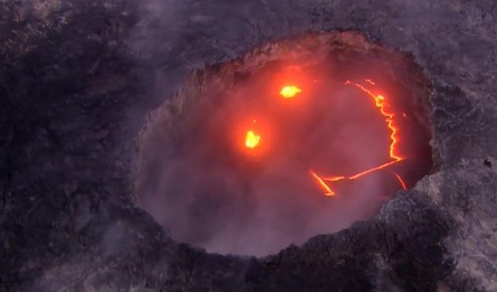 Il sorriso del Vulcano Kilauea