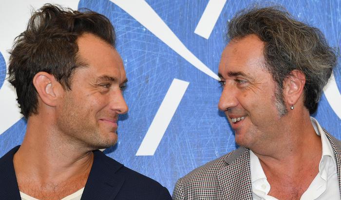 Sorrentino e Jude Law