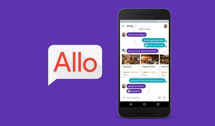 Allo, nuova app di messaggistica di Google