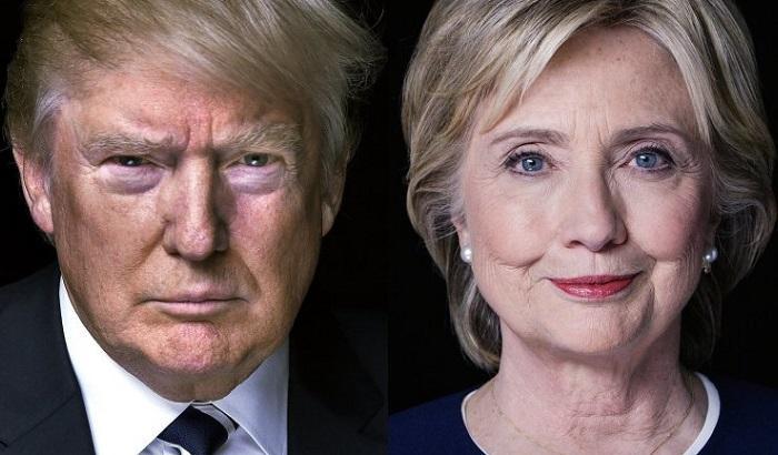 Sondaggio: è testa a testa tra Trump e Clinton