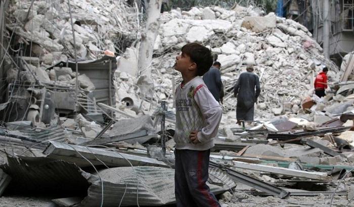 Siria, raid su Aleppo - immagine d'archivio