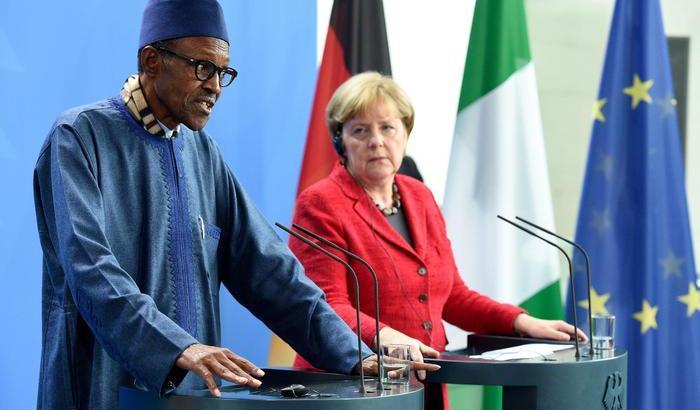 033394-merkel-e-buhari Merkel e Buhari