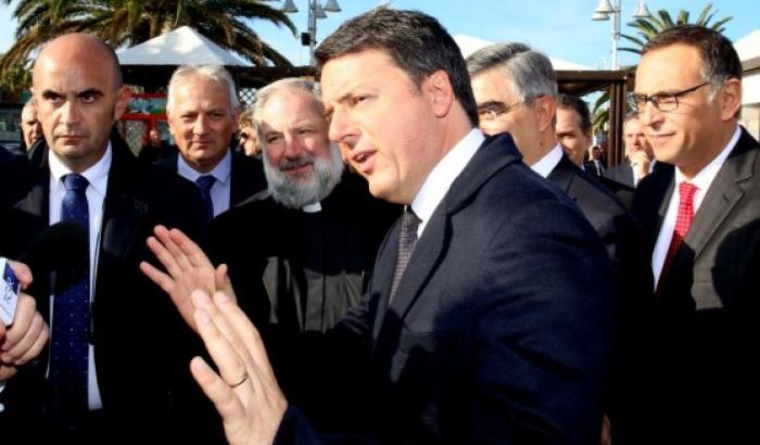 Matteo Renzi a Pescara. foto: Giampiero Lattanzio