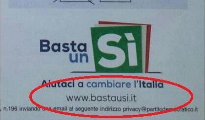 Il refuso nella lettera agli italiani