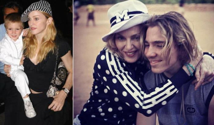 Rocco Ritchie con la mamma Madonna