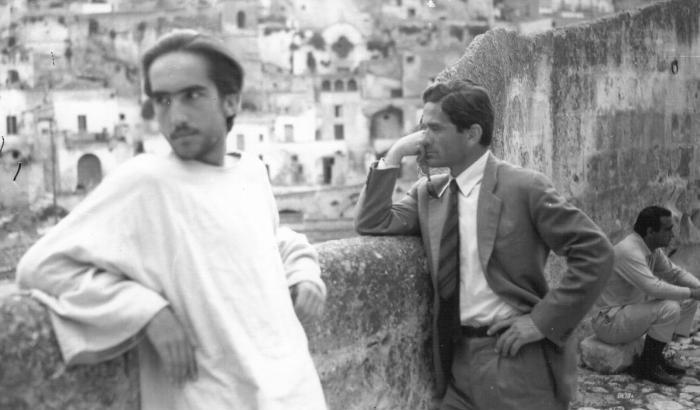 Una celebre foto di Notarangelo: Pasolini sul set de Il Vangelo secondo Matteo