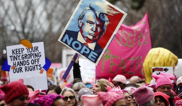 La manifestazione a Rom