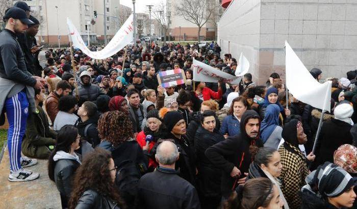 Protesta a Hulnay sous Bois